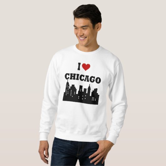 I Liebe Chicago Sweatshirt (Vorne ganz)