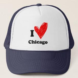 I Liebe Chicago Truckerkappe