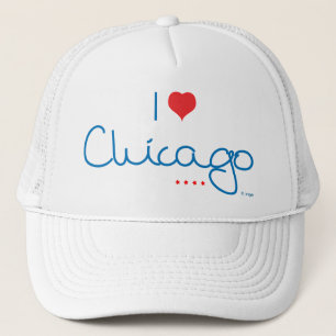 I Liebe Chicago Truckerkappe