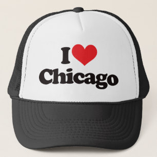 I Liebe Chicago Truckerkappe