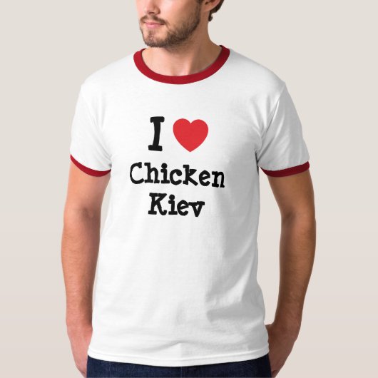 I Liebe Chicken Kiew T - Shirt (Vorderseite)