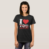 I Liebe Chicken Wings T-Shirt (Vorne ganz)