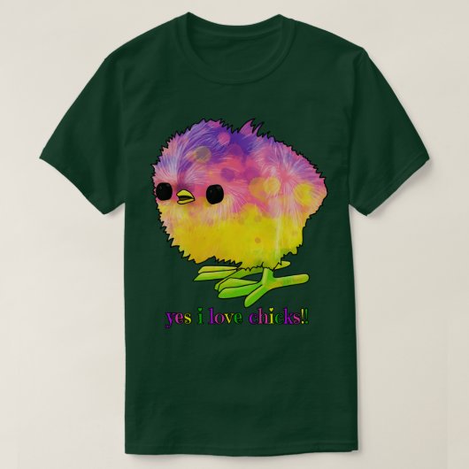 I Liebe Chicks Sapphic T-Shirt (Design vorne)