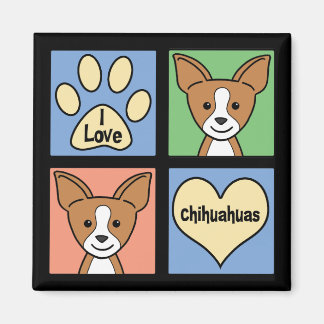 I Liebe Chihuahuas Magnet