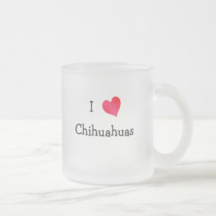 I Liebe Chihuahuas Mattglastasse