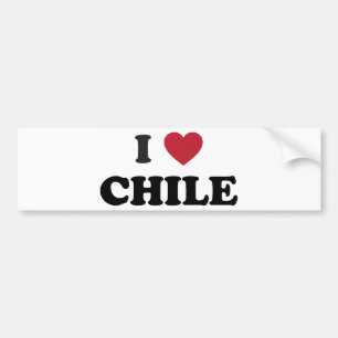 I Liebe-Chile Autoaufkleber