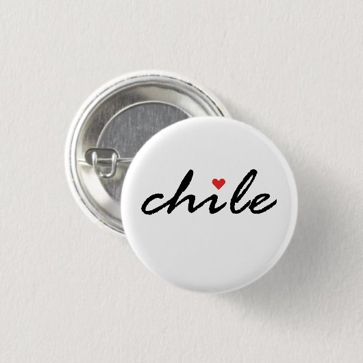 I LIEBE CHILE BUTTON (Vorne & Hinten)
