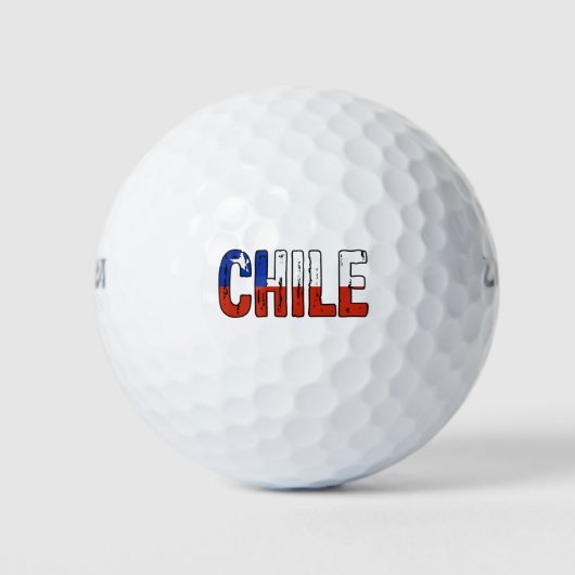 I LIEBE CHILE GOLFBALL (Vorderseite)