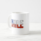 I LIEBE CHILE KAFFEETASSE (Vorderseite Links)