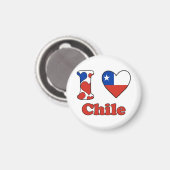 I Liebe Chile Magnet (Vorderseite/Rückseite)
