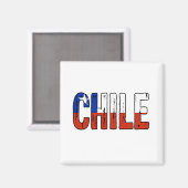 I LIEBE CHILE MAGNET (Vorderseite/Rückseite)