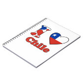 I LIEBE CHILE NOTIZBLOCK (Linke Seite)