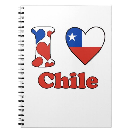 I LIEBE CHILE NOTIZBLOCK (Vorderseite)