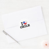 I LIEBE CHILE RUNDER AUFKLEBER (Umschlag)