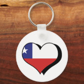 I LIEBE CHILE SCHLÜSSELANHÄNGER (Vorderseite)