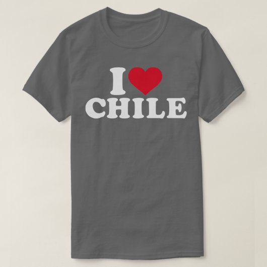 I LIEBE CHILE T-Shirt (Design vorne)