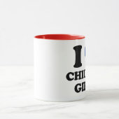 I Liebe Chilenische Mädchen Tasse (Zentrum)