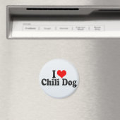I Liebe Chili Dog Magnet (In Situ (Geschirrspüler))