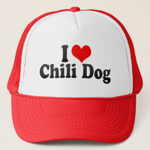 I Liebe-Chili-Hund Truckerkappe