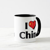 I Liebe China Flag Tasse (VorderseiteRechts)