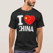 I Liebe China Geschenk T-Shirt (Vorderseite)