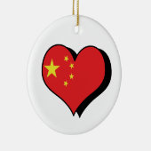 I LIEBE CHINA KERAMIK ORNAMENT (Rechts)