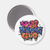 I LIEBE CHINA MAGNET (Vorderseite/Rückseite)