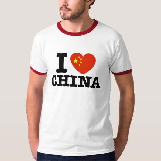I LIEBE CHINA T-Shirt (Vorderseite)