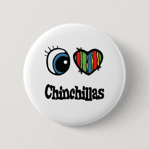 I Liebe Chinchillas Button