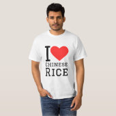 I Liebe Chinesischer Reis T-Shirt (Vorne ganz)