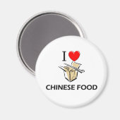 I Liebe chinesisches Essen Magnet (Vorderseite/Rückseite)