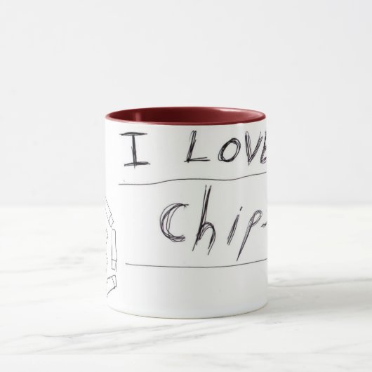 I Liebe-Chips durch Maree robust - Tasse (Zentrum)
