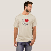I Liebe Chips T-Shirt (Vorne ganz)