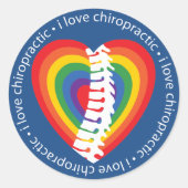 I Liebe Chiropractic Stickers (Vorderseite)