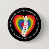 I Liebe-Chiropraktik-Knöpfe Button (Vorderseite)