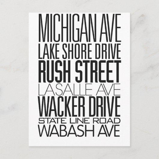 I Liebe ChiTOwn Postkarte (Vorderseite)