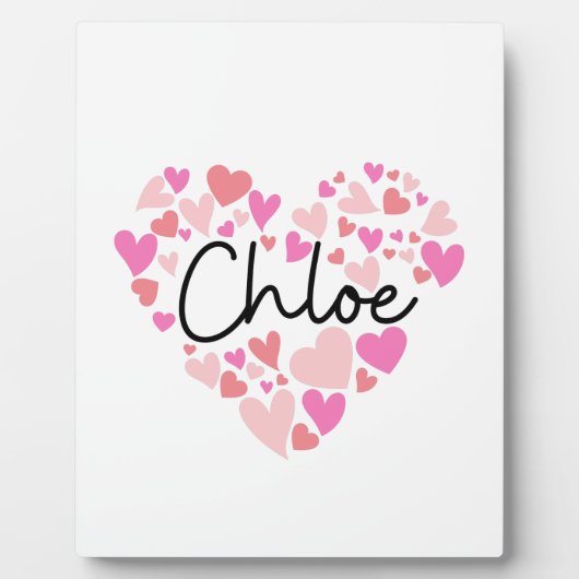 I Liebe Chloe Fotoplatte (Vorderseite)