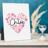 I Liebe Chloe Fotoplatte (Seite)