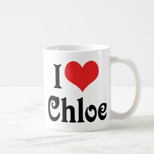 I Liebe Chloe Kaffeetasse (Rechts)