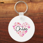I Liebe Chloe Schlüsselanhänger (Vorderseite)