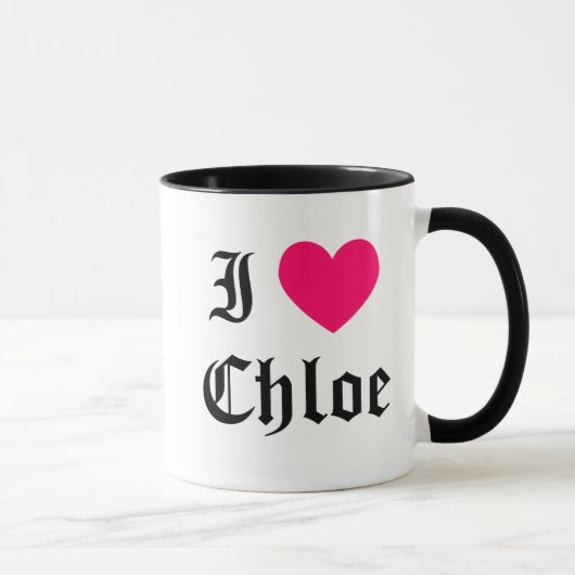 I Liebe Chloe Tasse (Rechts)