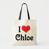 I Liebe Chloe Tragetasche (Vorne)