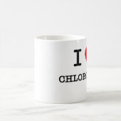 I Liebe-Chloroform Kaffeetasse (Mittel)
