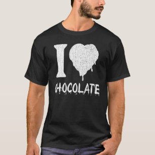 I Liebe Chocolate Food Eater Graphic T-Shirt