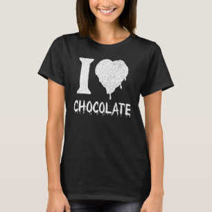 I Liebe Chocolate Food Eater Graphic T-Shirt