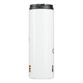 I Liebe Chocolate Theobromine Molecule Chemie Thermosbecher (Rückseite)