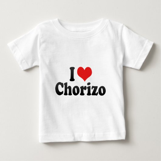 I Liebe-Chorizo Baby T-shirt (Vorderseite)