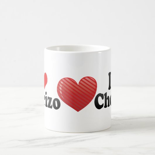I Liebe-Chorizo Kaffeetasse (Mittel)