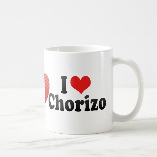 I Liebe-Chorizo Kaffeetasse (Rechts)