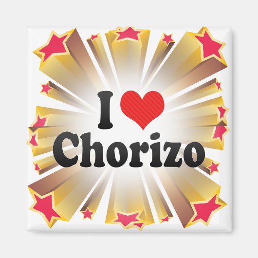 I Liebe Chorizo Magnet (Vorne)